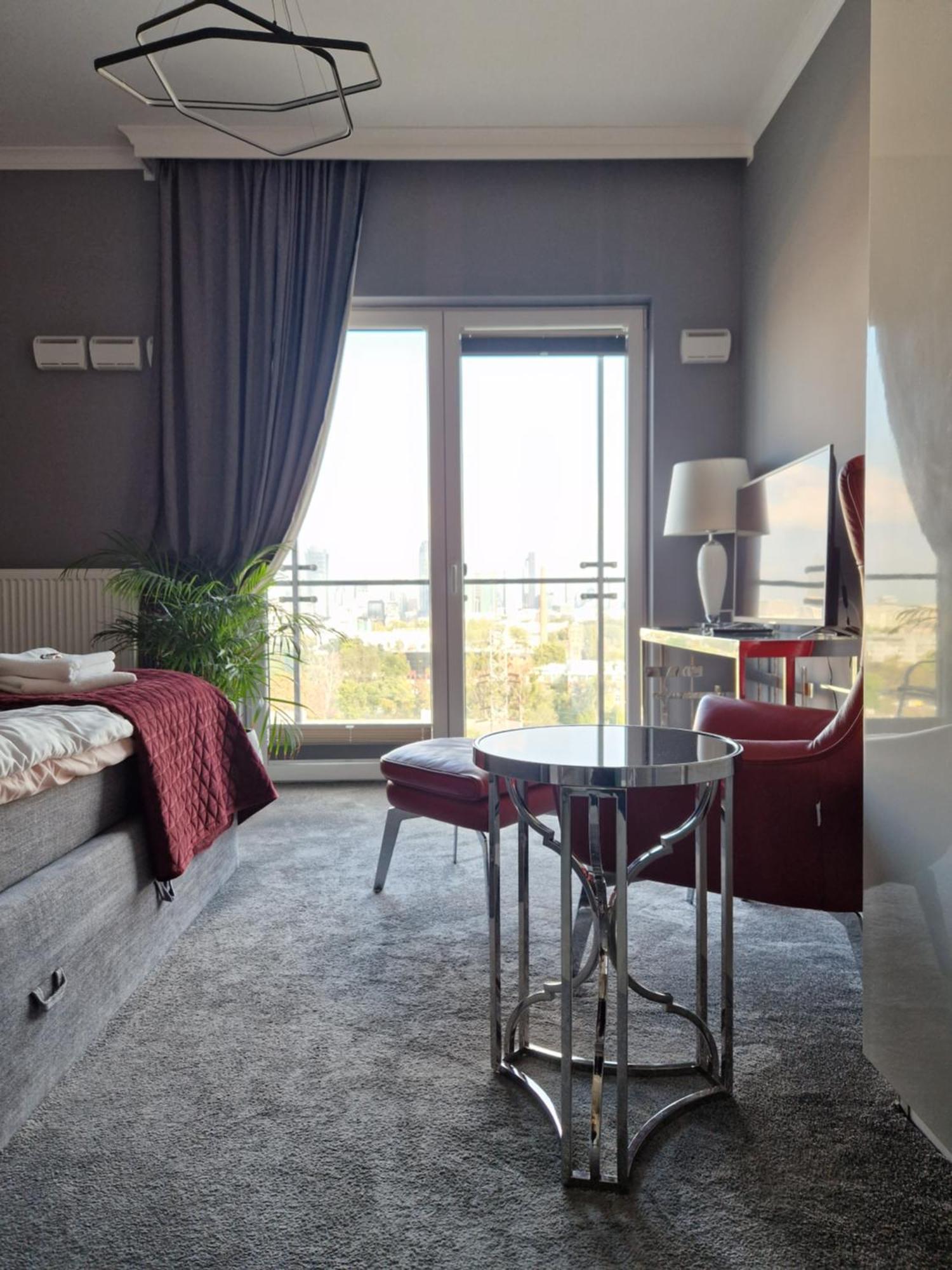 Apartamenty Wola Tower Na Prymasa - Z Widokiem Na City Warschau Exterior foto